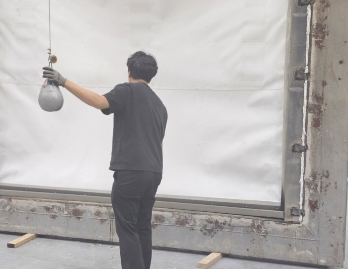 자동방화셔터 충격 TEST